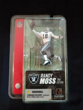 Randy Moss Oakland Raiders 2005 Mini Mcfarlane Toys Football Figure
