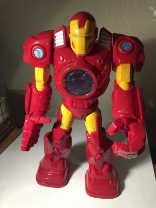 Iron Man 12”action Figure 2015 Marvel Hasbro Red,  Yellow And Silver