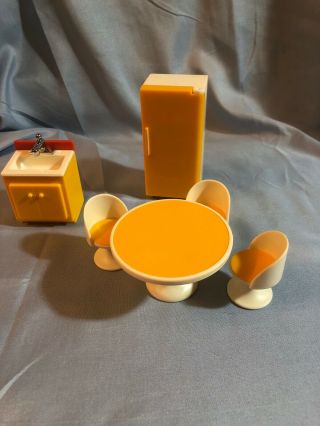 Vintage Fisher Price Loving Family Doll House Furniture Uec
