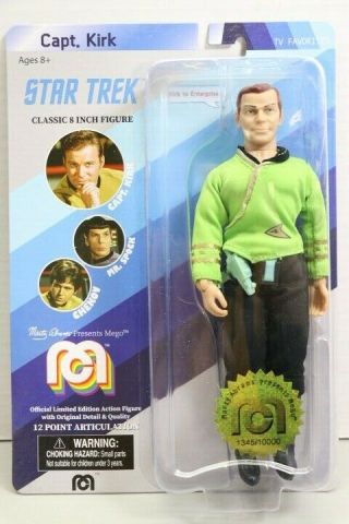Mego Star Trek Captain Kirk 8  Collectible Le Action Figure 2018