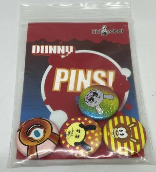 Kidrobot Dunny Button 4 - Pack