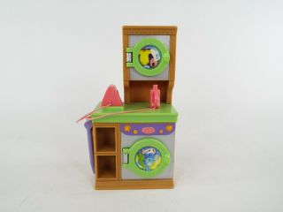 Fisher Price Loving Family Dollhouse Furniture Laundry Room Washer Dryer Green