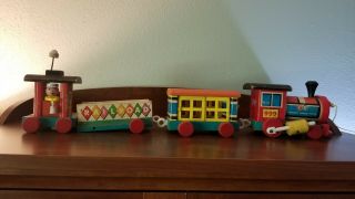Vintage Fisher - Price Huffy Puffy Train 999.  1963