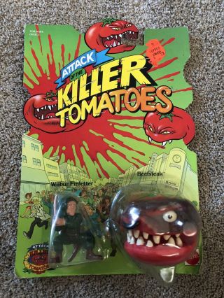 Attack Of The Killer Tomatoes Zoltan Vs Ranger Woody Moc Mattel 1991
