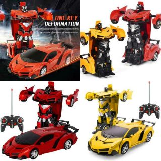 Rc Car Transformation Robots Sports Vehicle Model Robots Toys Cool Deformation C