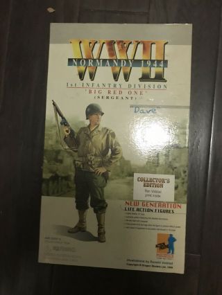 1/6 Scale Nib Dragon Dave Wwii Us 1st Infantry Division Figure W/ Ron Volstad