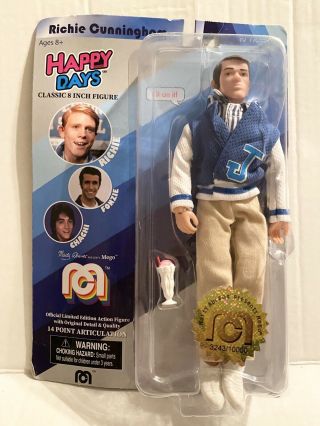 Richie Cunningham Action Figure Doll 8” Limited Edition Happy Days Collectible