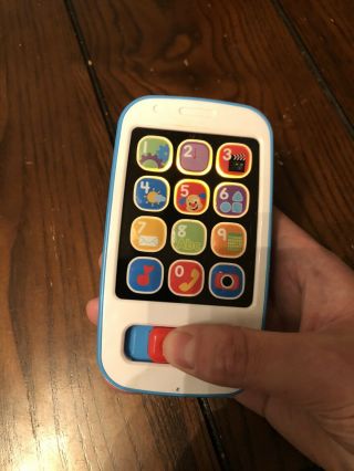 Fisher Price Cell Phone Pretend Play Buttons Sounds Toddler 5 