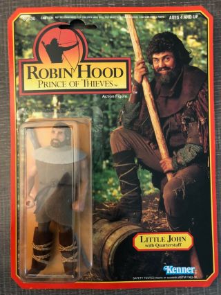 Little John Quarterstaff Robin Hood Prince Of Thieves Action Figure Kenner 1991