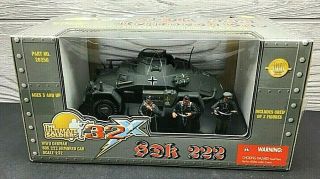 The Ultimate Soldier 1:32 Wwii German Sdk 222 Armored Car With 3 Crew 32x