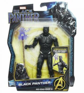 Marvel Black Panther Figure With Vibranium Gear -