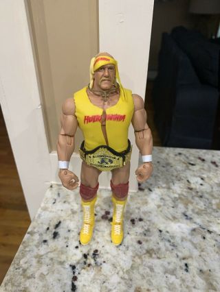 Wwe Mattel Elite Hulk Hogan Defining Moments Wrestling Figure Wwf Complete Belt