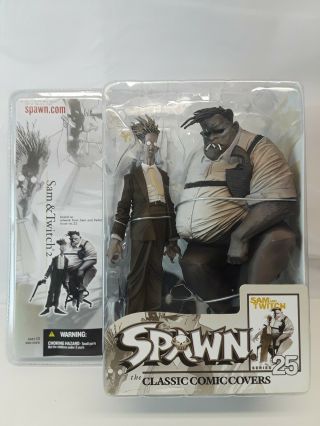 Mcfarlane Toys Spawn,  The Classic Comic Covers: Sam &twitch 2 Series 25