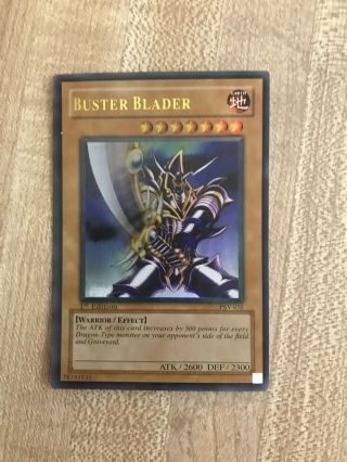 Buster Blader 1st Edition Ultra Rare Yu - Gi - Oh Psv - 050 Pl