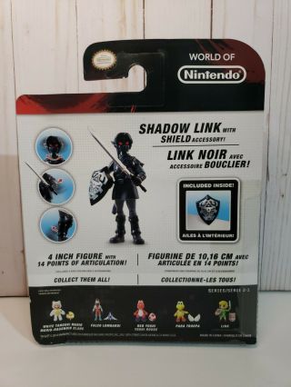 World Of Nintendo Shadow Link Jakks Spencer’s Exclusive Rare Figure Legend Zelda 3