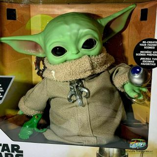 Mattel Star Wars Mandalorian The Child Baby Yoda 12 " Plush Doll & Accessories