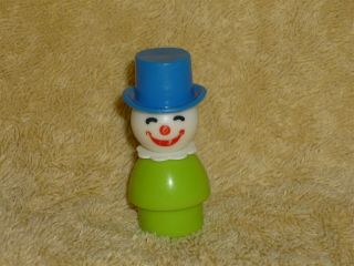Fisher Price Little People Vintage Circus Clown Green