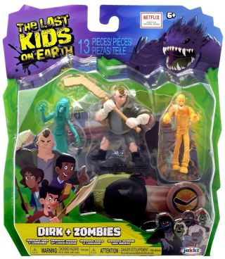 The Last Kids On Earth Dirk,  Zombies Figure 3 - Pack