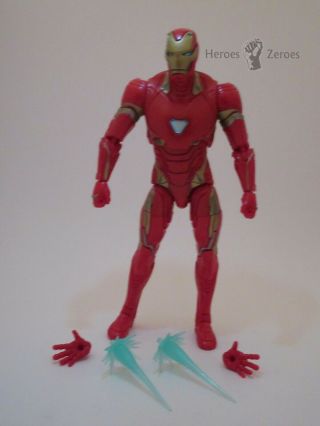 Marvel Legends Series Avengers Infinity Thanos Baf Iron Man Figure Complete