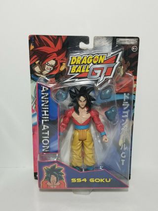 Dragonball Gt Annihilation Ss4 Goku Action Figure Jakks Dbz