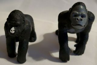 Terra By Battat Wild Animals Silverback Gorilla Plastic Realistic 3 " & Bonus