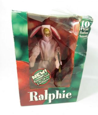 Neca Christmas Story Ralphie Bunny Suit Exclusive Bb Gun Talking 10 " Figure