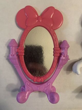 Fisher Price Disney Minnie Mouse Princess Bow - tique - Rare Set - 3