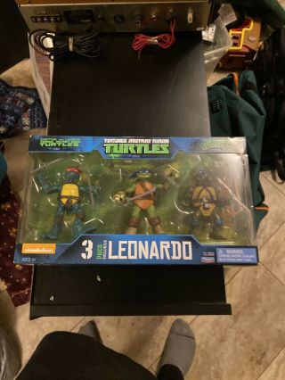 Leonardo 3 - Pack - 1984 1988 2012 Teenage Mutant Ninja Turtles Tmnt Exclusive