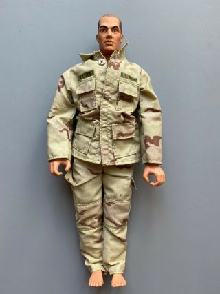 Vtg 1996 12 " Inch Gi Joe Action Figure Army Doll Fatigues Hasbro Authentic Army
