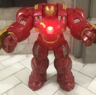 Marvel Hasbro Talking Hulk Buster Toy Iron Man 13” Action Figure 2015 -
