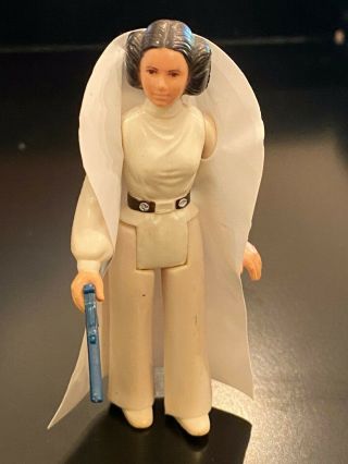 Vintage 1st 12 Princess Leia Star Wars Action Figure 1977 Hong Kong - Complete
