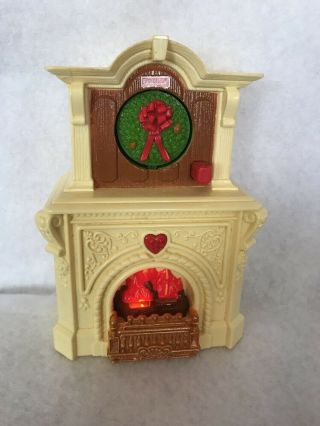Fisher Price Loving Family Dollhouse Music Light Up Christmas Fire Place