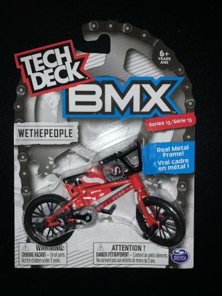 Tech Deck Bmx Series 11 We The People Red Fingerbike Metal Frame Finger Bike