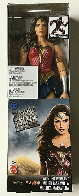 Dc Wonder Woman Gold Armor (justice League Movie) 12 " Inch Action Figure New/nip