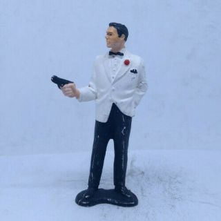Vintage James Bond Figurine - A.  C.  Gilbert Series (portugal,  1965) : White Tuxedo