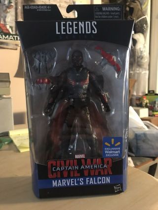 Marvel Legends Falcon (sam Wilson) Walmart Exclusive Captain America Civil War