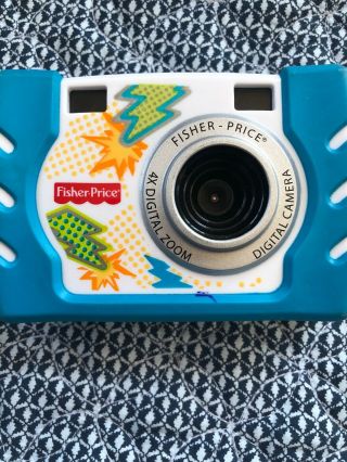 Fisher Price Kid - Tough Digital Camera w/ Built - in Memory & Zoom - Blue 2