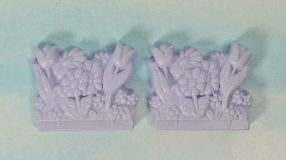 Playskool Dollhouse Purple Flowers Replacement Parts For Front Porch Or Stable