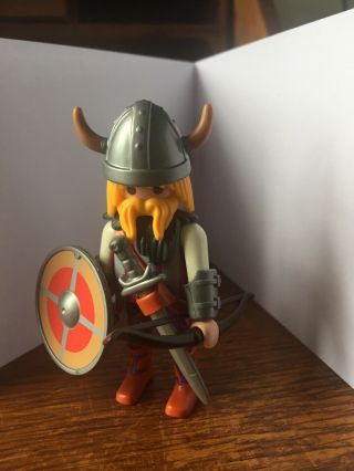 Playmobil,  Viking Barbarian Knight Warrior With Sword,  Shield,  Arrows,  Figure 3 "