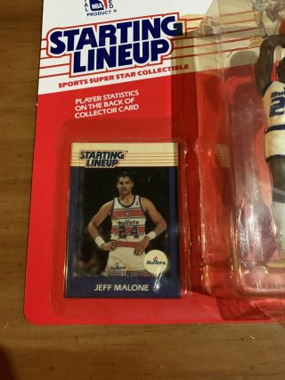 1988 Jeff Malone Washington Bullets Starting Lineup Figure Ships in a Dome 2