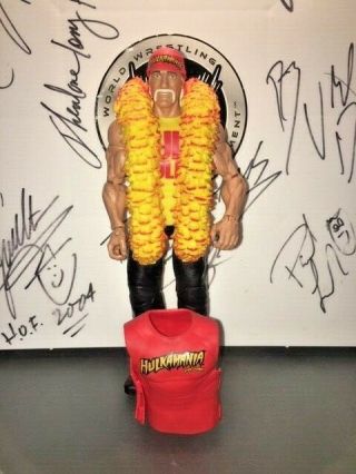 Hulk Hogan Wwe Mattel Elite Series 34 Wrestling Figure Wwf Wcw Two Shirt Boa