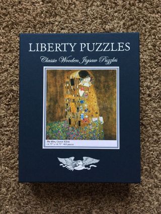 Liberty Classic Wooden Jigsaw Puzzle - The Kiss - Gustav Klimt - 483 Piece