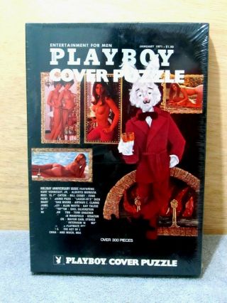 Rare Vintage 1971 Playboy Playmate Cover Jigsaw Puzzle Factory