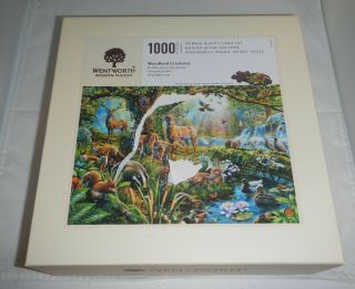 Wentworth Wooden Wood 1000 Piece Jigsaw Puzzle Woodland Creatures 822506