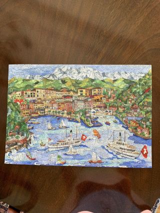 Liberty Classic Wooden Jigsaw puzzles - Lugano by Linnea Pergola 3