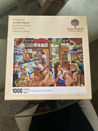 Wentworth Wooden Wood 1000 Piece Jigsaw Puzzle Pet Shop 780502