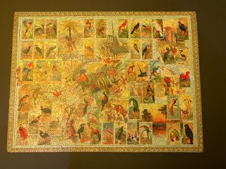 Liberty Wooden Puzzle “birds Of The Tropics”,  Assembled Once