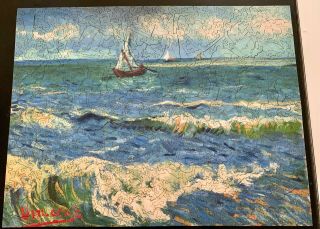 Liberty Classic Wooden Jigsaw Puzzles - Van Gogh Seascape (2 Puzzles In One)