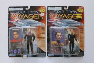 Star Trek Voyager Commander Chakotay And Ensign Seska 1995 Playmates Moc