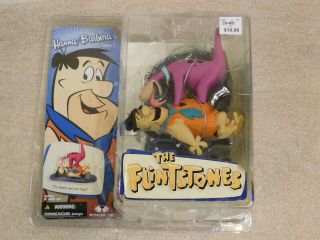 2006 Mcfarlane Hanna Barbera Series 2 Flintstones Fred With Dino Figure
